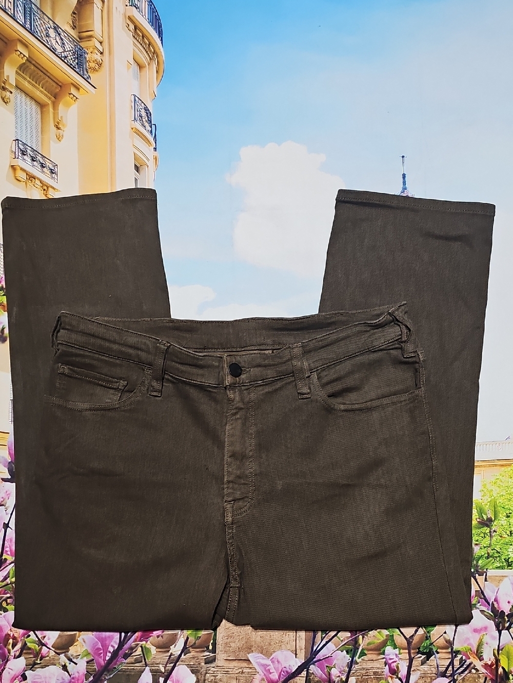 34‎ Heritage Brown Straight Jeans Size 38x27